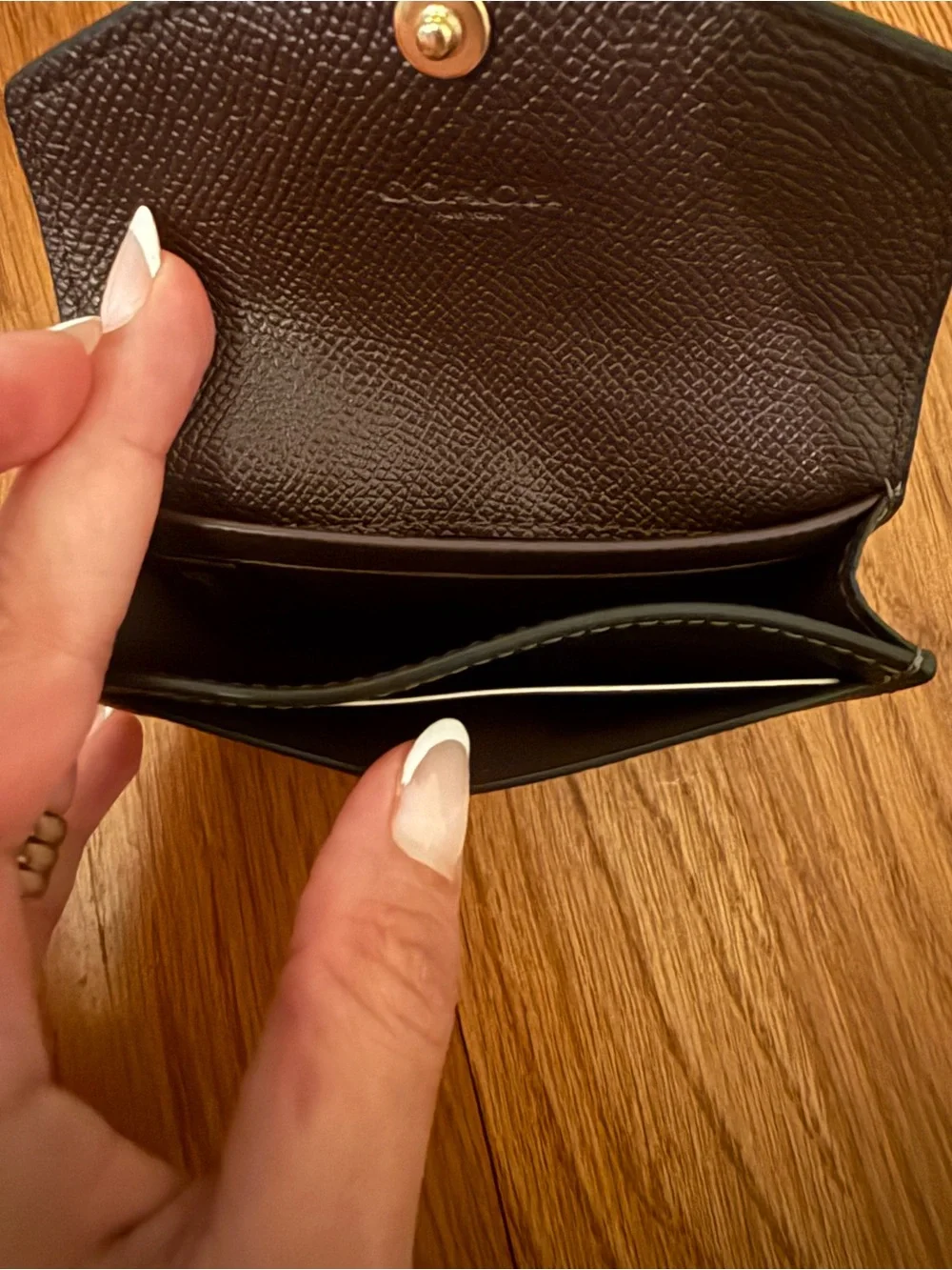 Coach nwt card